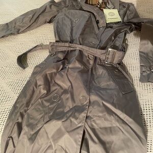 Burberry rain coat womens